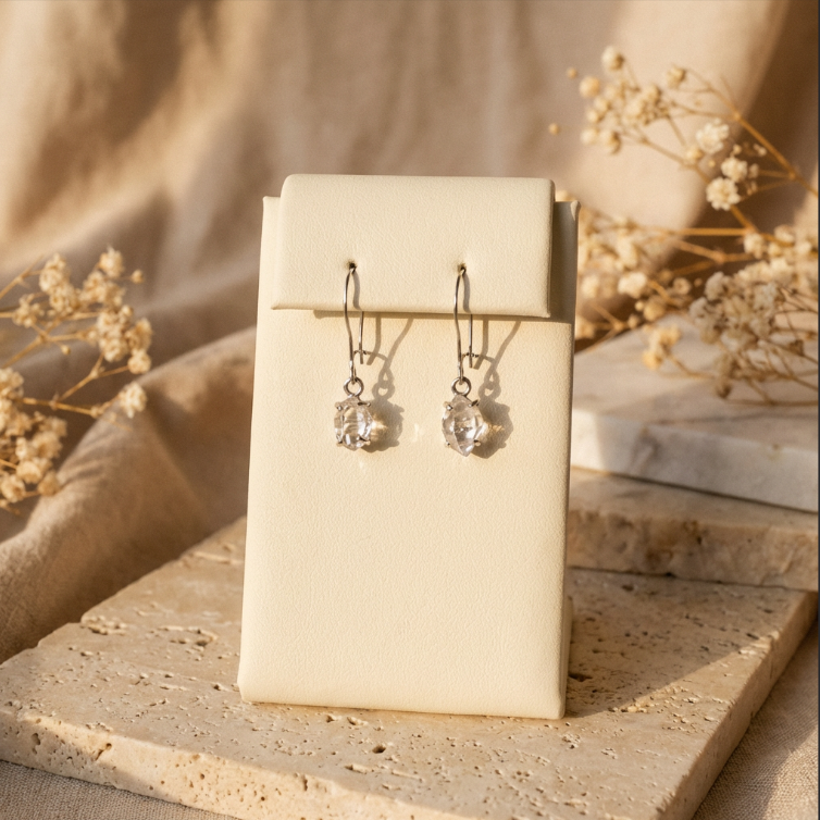 Silver Drop Earrings