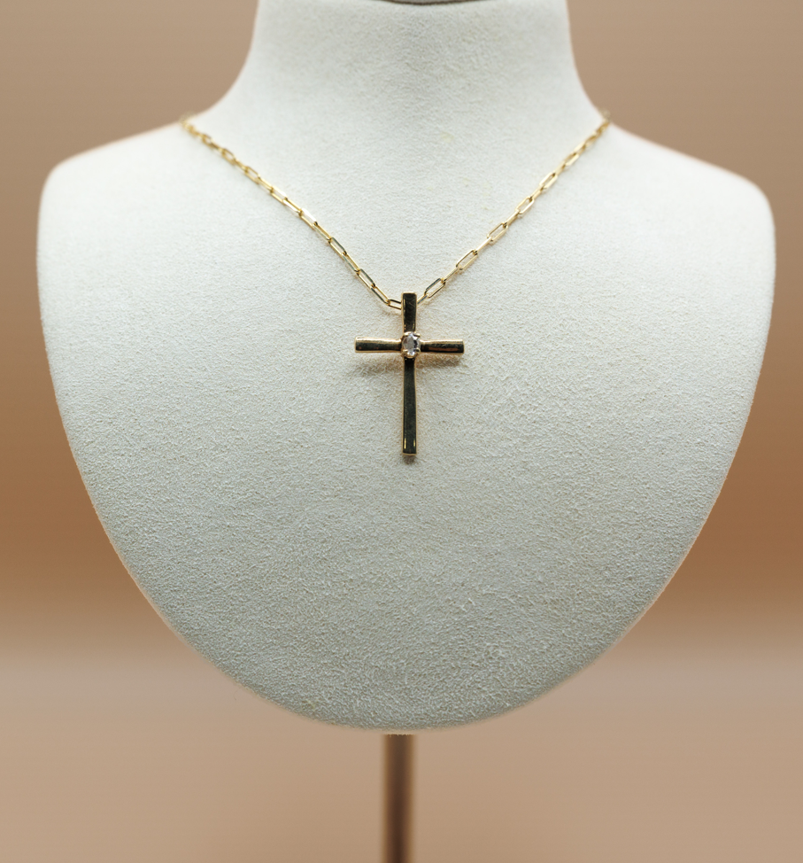 Gold Overlay Cross
