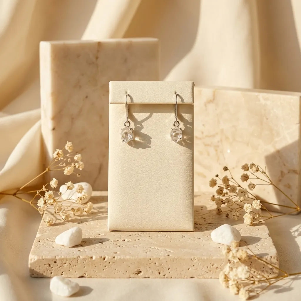 Silver Drop Earrings