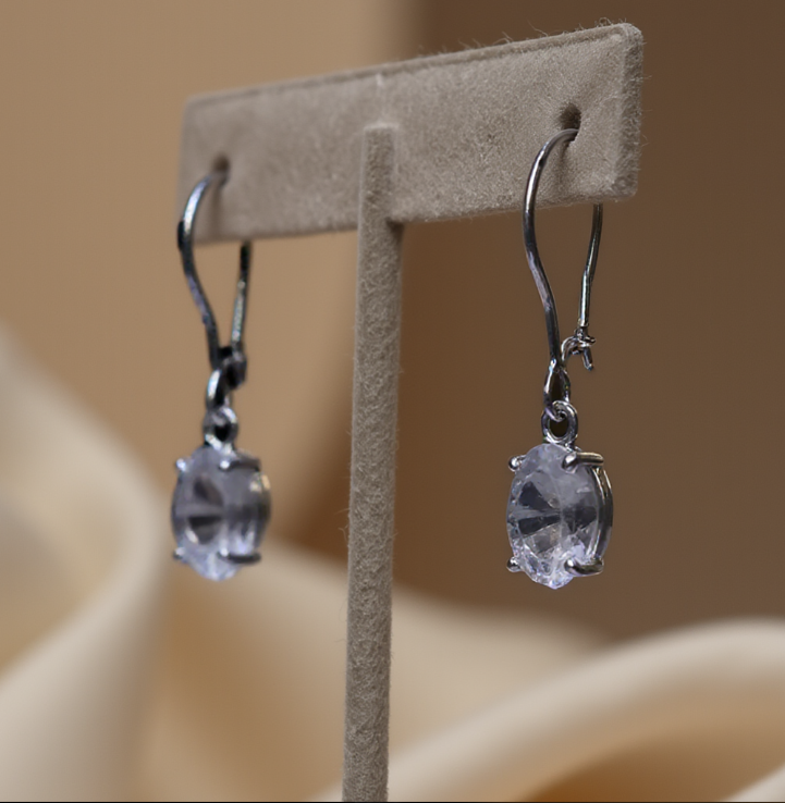 Silver Drop Earrings