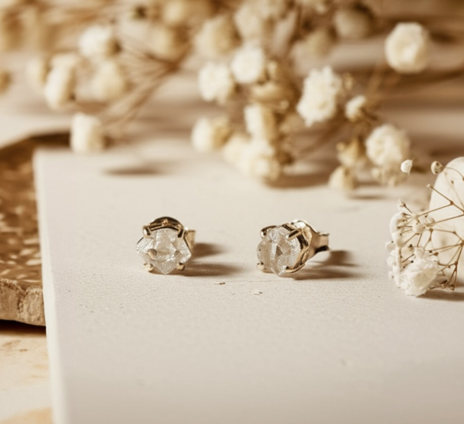 Gold over Sterling Silver Posts