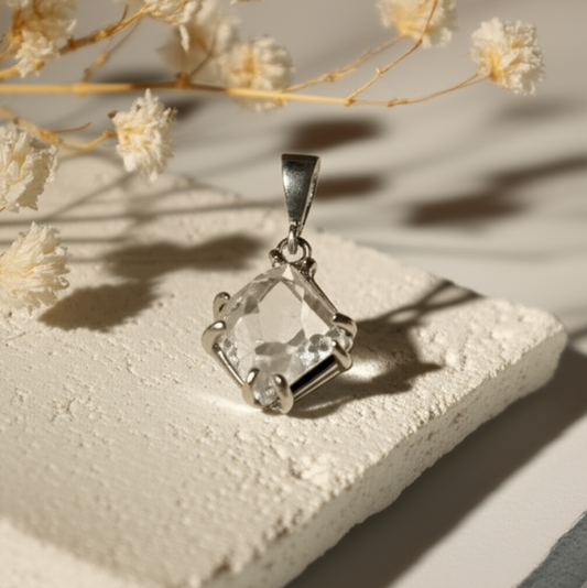 Silver Tabby Pendant