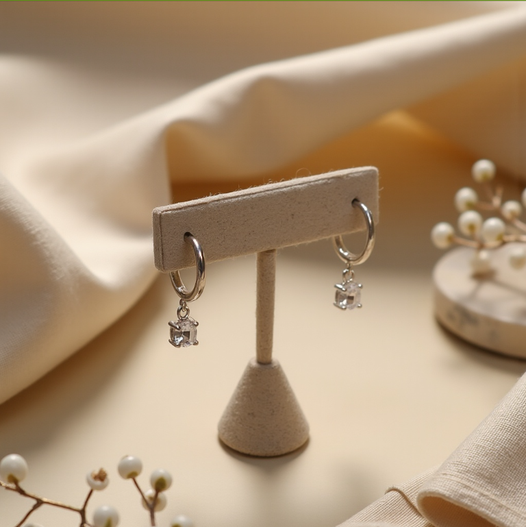 Huggie Earrings Sterling Silver