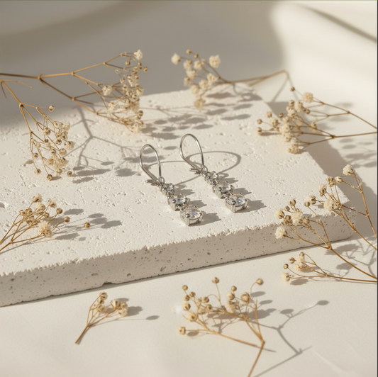 Mini Chandelier Earrings Sterling Silver