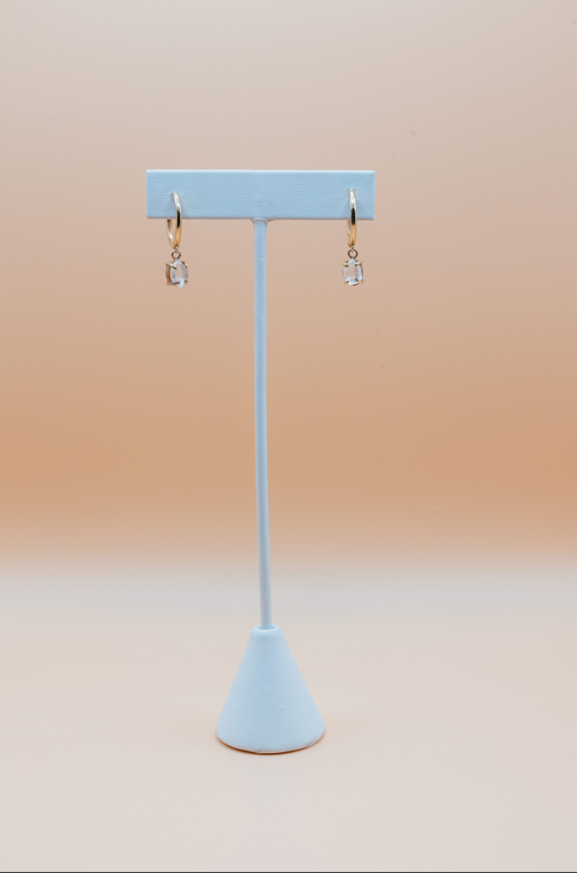 Huggie Earrings 14K Gold Overlay