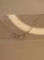 3 Stone Silver Necklace