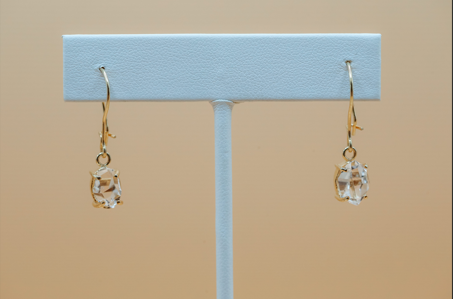 Drop Earrings 14K Gold Overlay