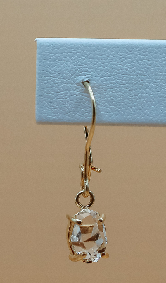 Drop Earrings 14K Gold Overlay