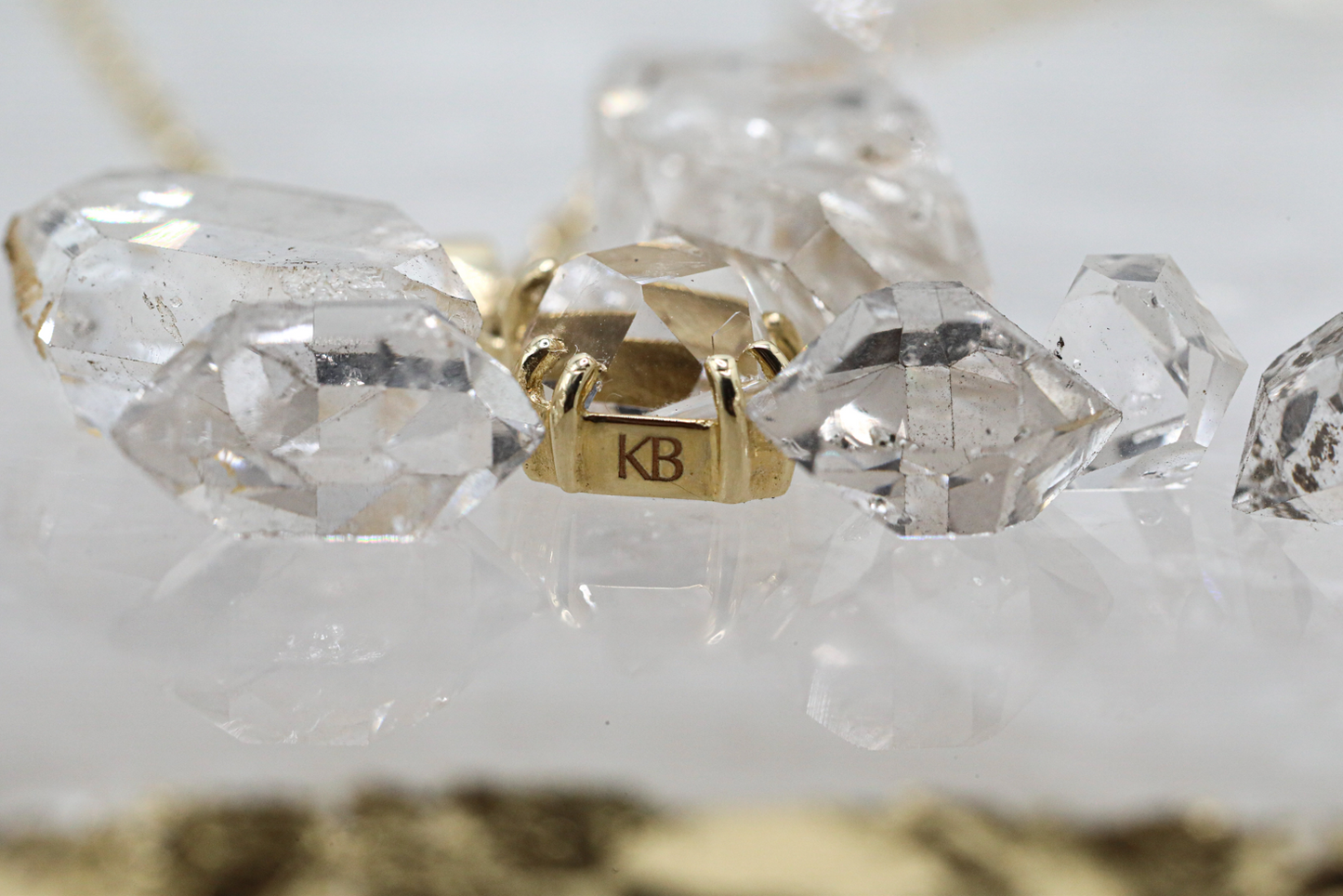 14K Gold Tabby Pendant