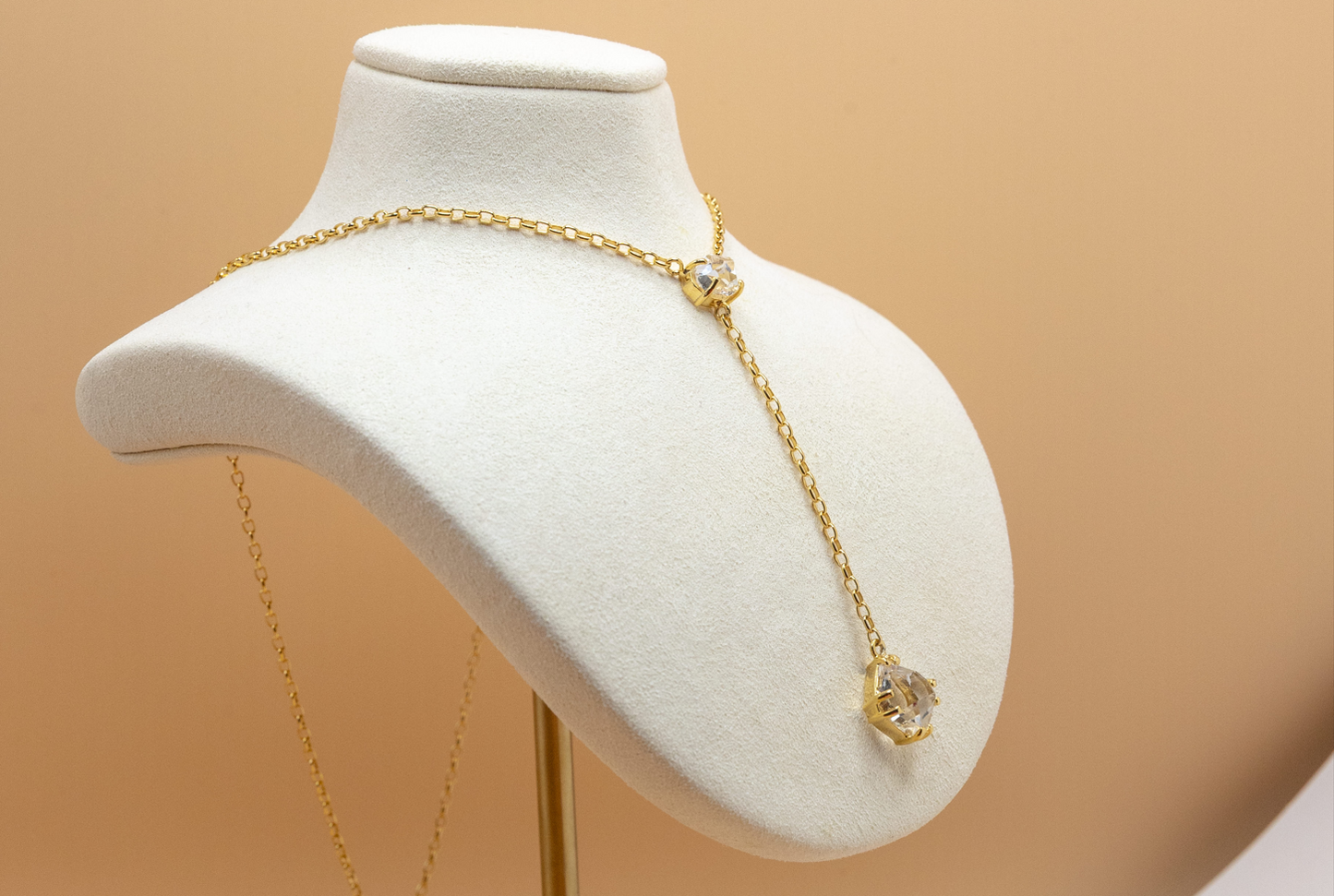 Lariat 16” Necklace 14K Gold