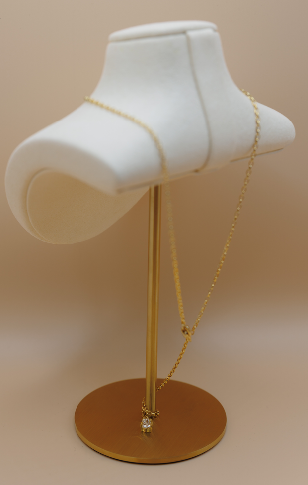 Lariat 16” Necklace 14K Gold