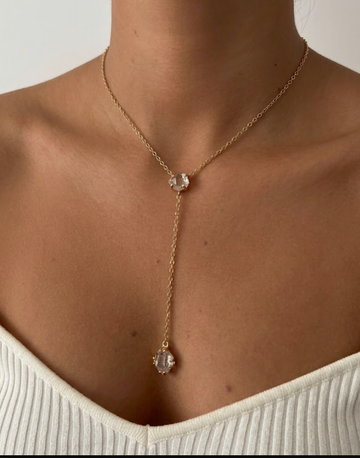 Lariat 16” Necklace 14K Gold Main image