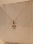 Silver Tabby Pendant