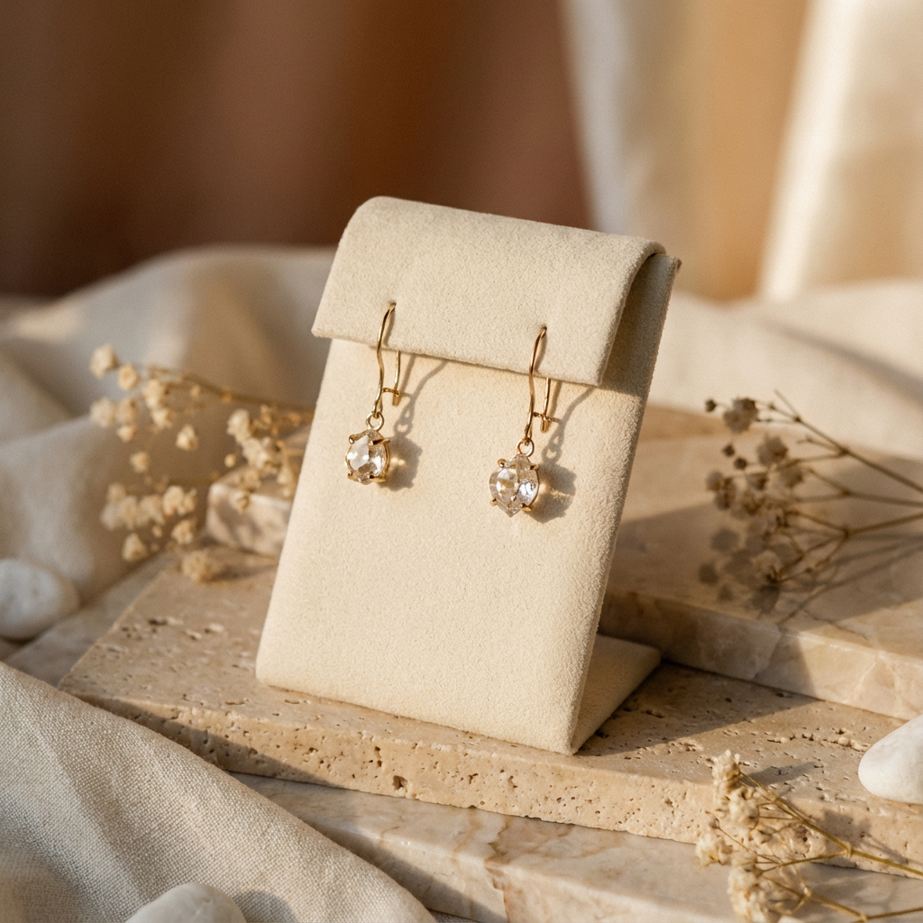 Drop Earrings 14K Gold