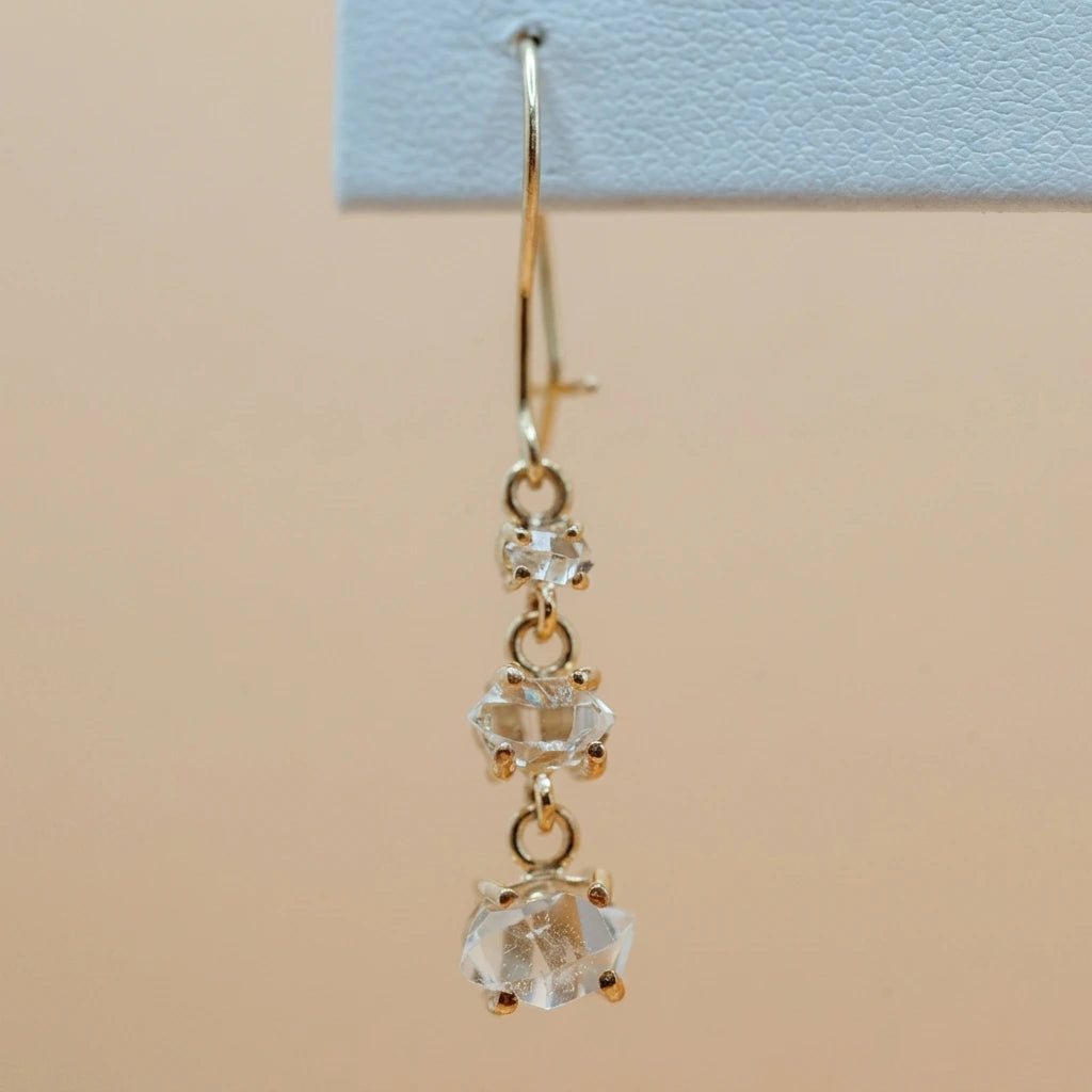 Mini Chandelier Earrings 14K Gold