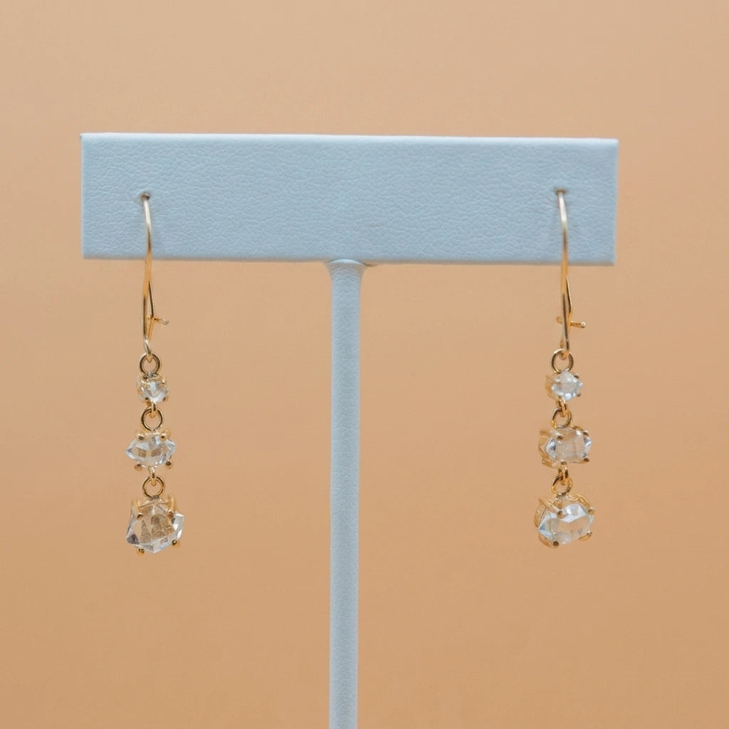 Mini Chandelier Earrings 14K Gold